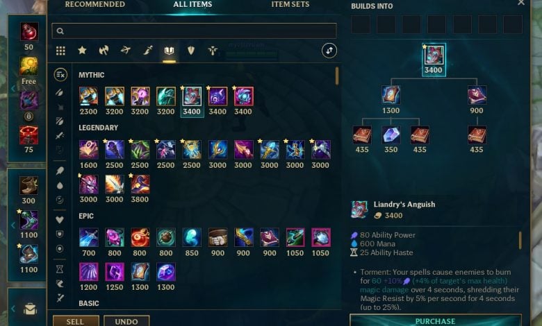 Consejos para acertar a la hora de comprar objetos de League of Legends