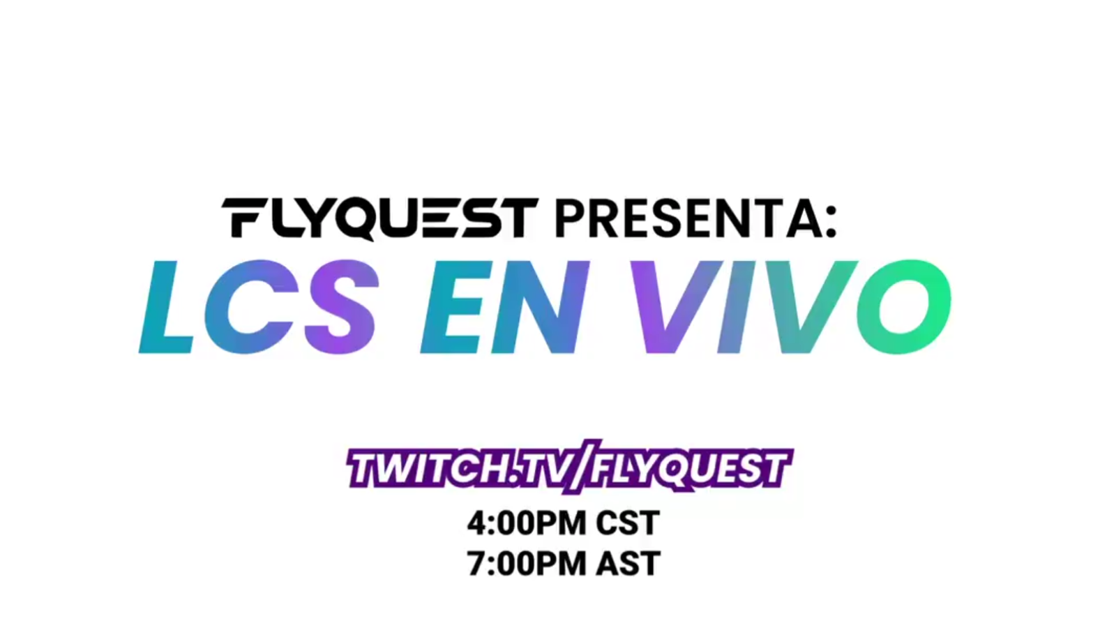 FlyQuest LCS / Vía: @FlyQuest