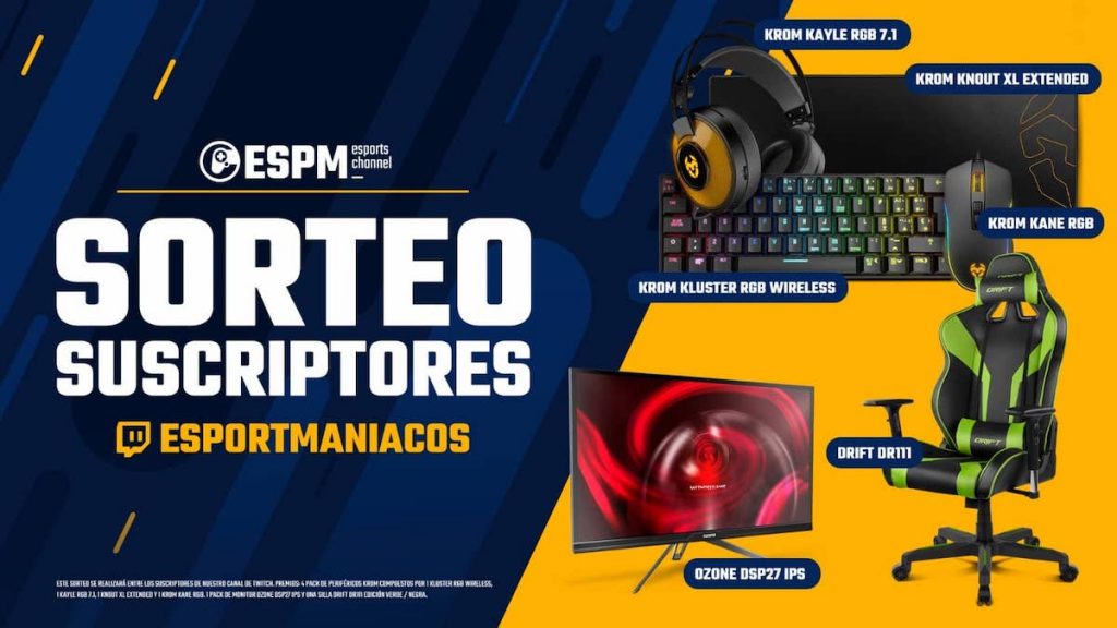 Sorteo Subs de Marzo