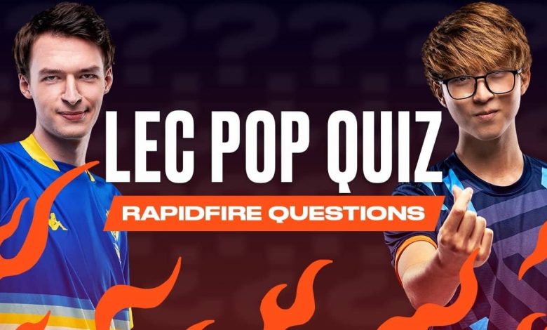 LEC Pop Quiz