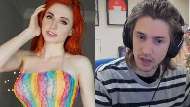 xQc Amouranth