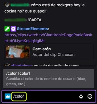 ¿Cómo cambiar el color de tu nick en Twitch?