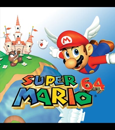 super mario 64 portada