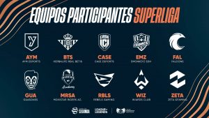 Equipos Superliga Segunda LOL