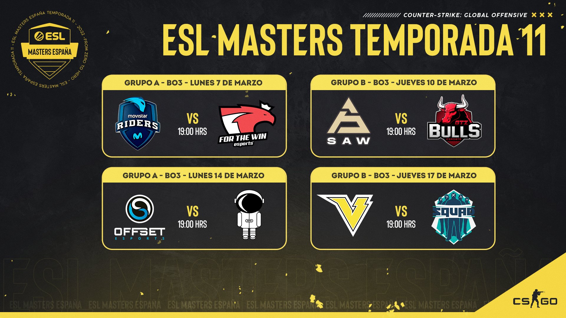 ESL Masters equipos