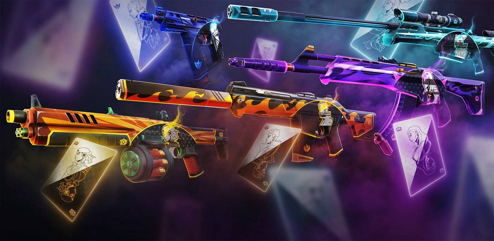 Team Ace skins valorant