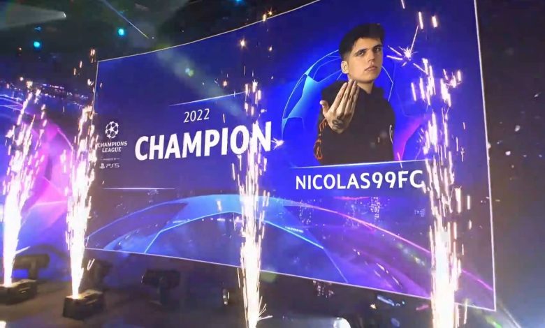 Nico Villalba Campeón eChampions League