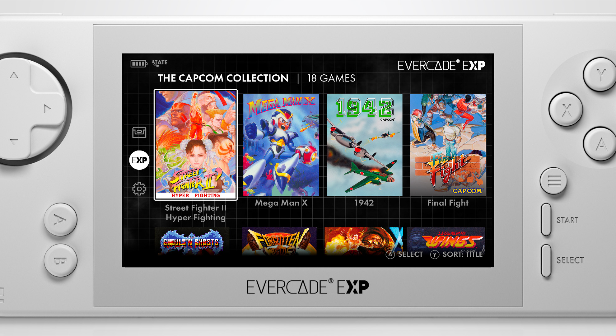 Evercade EXP tendrá 18 juegos de Capcom integrados