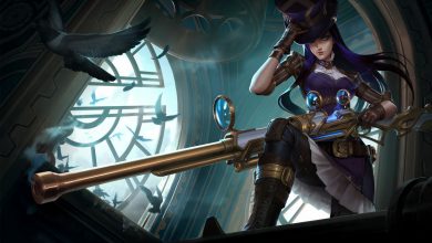 caitlyn rework visual habilidades