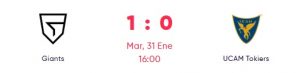 Giants-UCAMTokiers-Jornada6