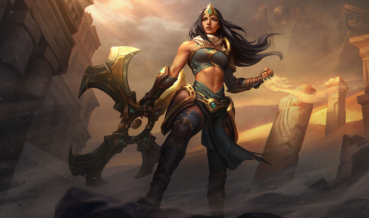 sivir splash art