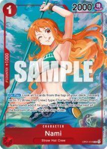 Nami One Piece cartas