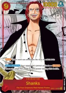 One Piece Shanks cartas