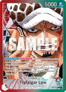 Trafalgar Law One Piece cartas