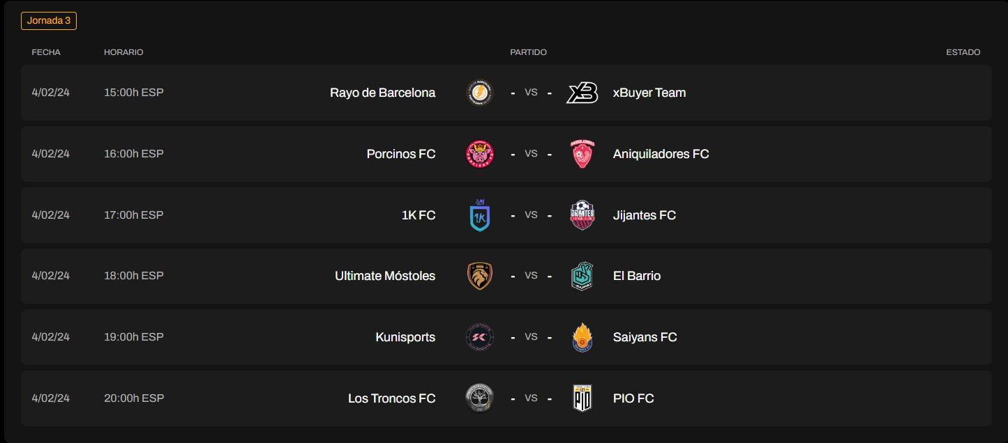 Jornada 3 Kings League 2024