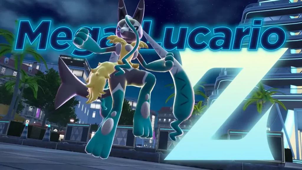 Mega-Lucario Z Pokémon Leyendas: Z-A